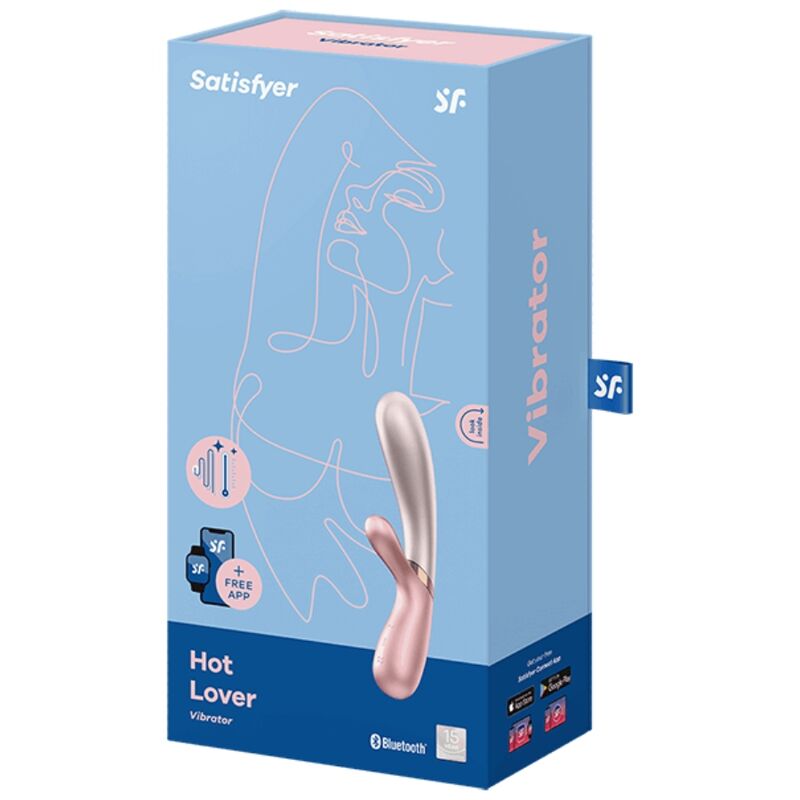 SATISFYER - HOT LOVER -VIBRAATTORI RUUSU &amp; BEIGE