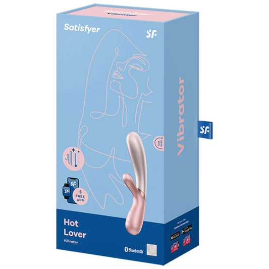 SATISFYER - HOT LOVER -VIBRAATTORI RUUSU &amp; BEIGE