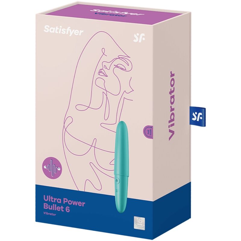 SATISFYER - ULTRA POWER BULLET 6 TURKOOSI