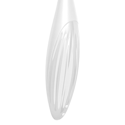 SATISFYER - TWIRLING JOY KLITORIKÄRJELLÄ VARUSTETTU VIBRAATORI VALKOINEN