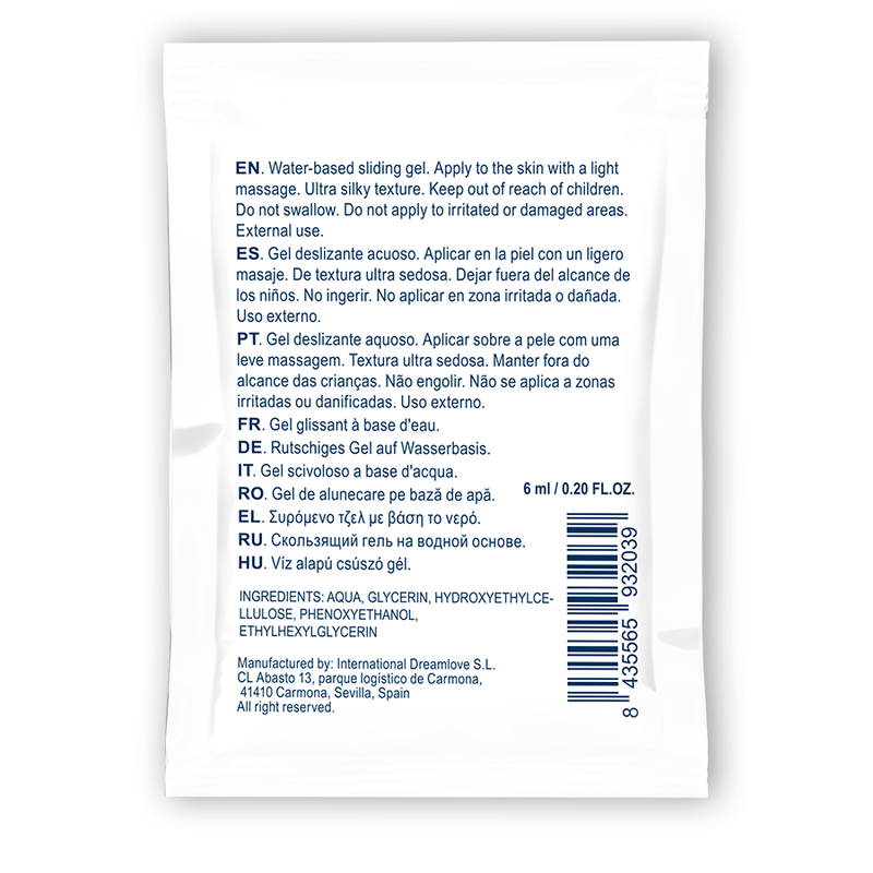 WATERFEEL - NEUTRAALI VESIPOHJAISET LIUKUGEELIT 6 ML