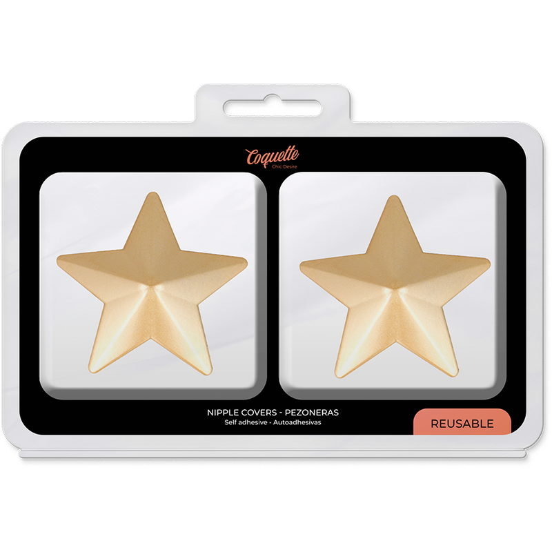 KEIKKIMÄINEN TYYLIKKÄS HALKU - NÄNNINSUOJAT KULTAISILLA TÄHDILLÄ