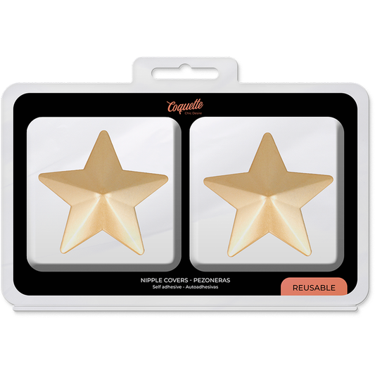 KEIKKIMÄINEN TYYLIKKÄS HALKU - NÄNNINSUOJAT KULTAISILLA TÄHDILLÄ