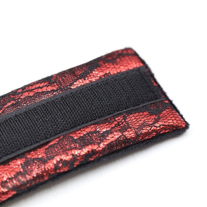 OHMAMA FETISH - SAMETTISET KÄSIRAUAT NAILONTEIPILLÄ