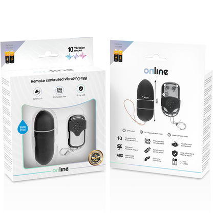 VERKOSSA - KAUKOSÄÄDIN VÄRISEVÄ MUNA L MUSTA