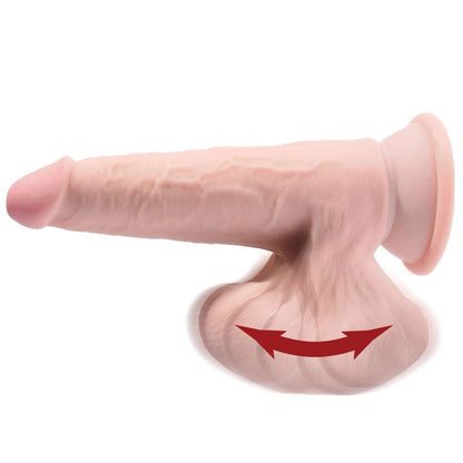 KING COCK - PLUS 3D-DILDO KEINUVA PALLONEN 20,3 CM