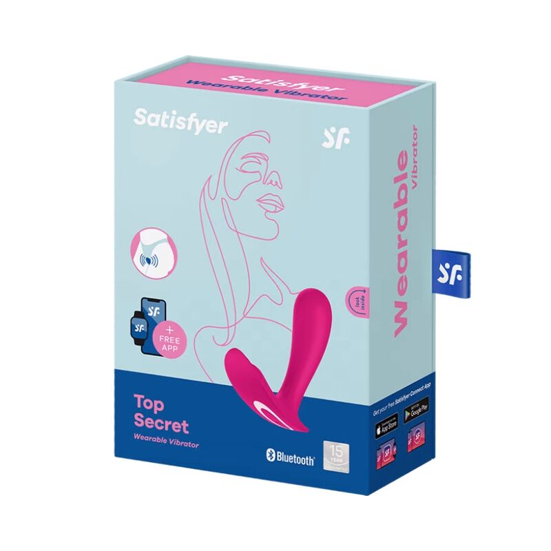 SATISFYER - TOP SECRET -VIBRAATORI, PINKKI