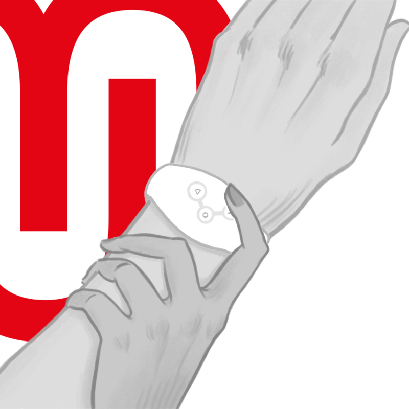 WATCHME - TRÅDLÖS TEKNIK KLOCKAN SNOWY