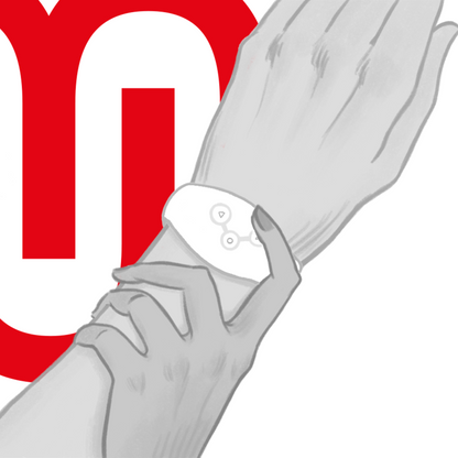 WATCHME - TRÅDLÖS TEKNIK KLOCKAN SNOWY