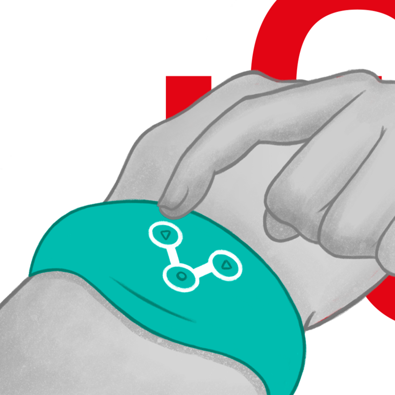 WATCHME - LANGATON TEKNOLOGIA KELLO AQUAMARINE