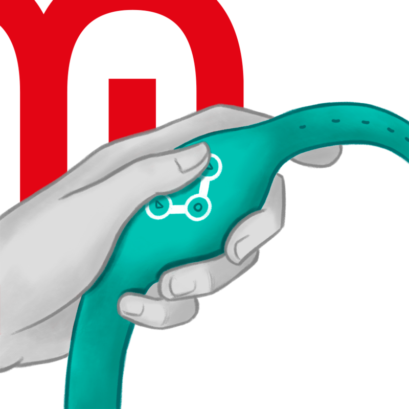 WATCHME - LANGATON TEKNOLOGIA KELLO AQUAMARINE