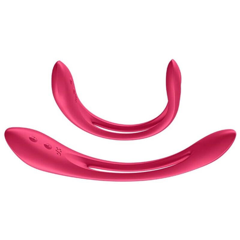 SATISFYER - ELASTIC JOY - Monitoimivibraattori, punainen