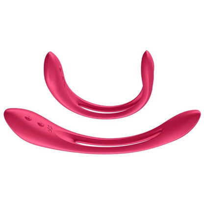 SATISFYER - ELASTIC JOY - Monitoimivibraattori, punainen