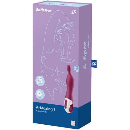 SATISFYER - UPEA 1-PISTEINEN VIBRAATORI MARJANMAKUINEN