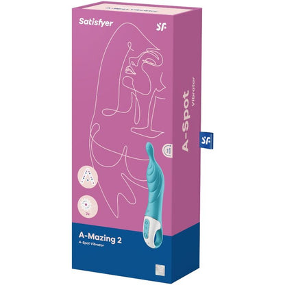 SATISFYER - UPEA 2-PISTEVIBRAATORI TURKOOSI