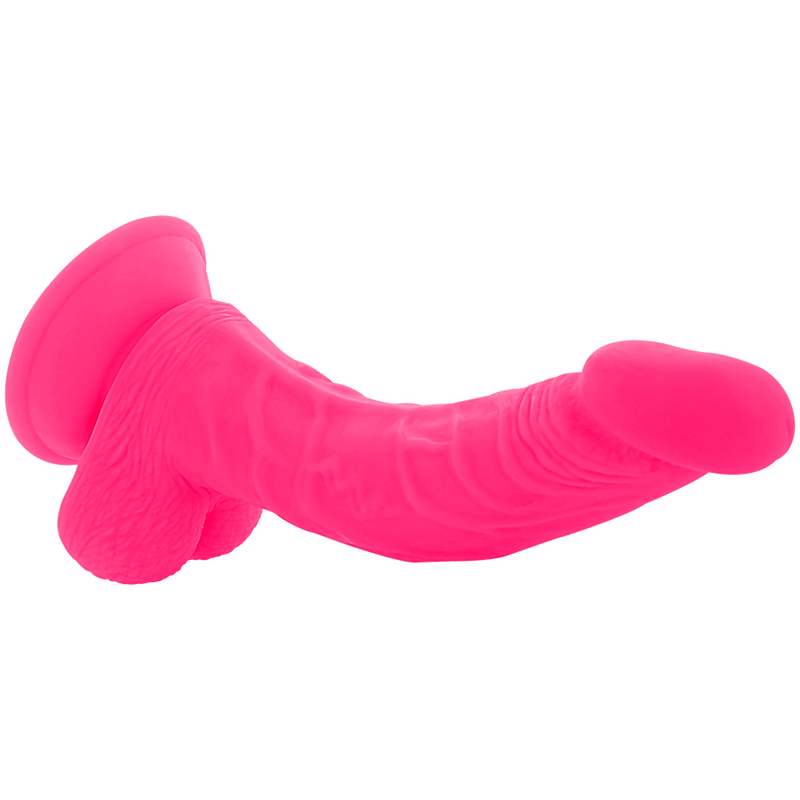 DIVERSIA - JOUSTAVA VÄRÄILEVÄ DILDO VAALEANPUNAINEN 21,5 CM -O- 4,5 CM