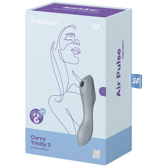 SATISFYER - CURVY TRINITY 3 -PULSSIVIBRAATORI HARMAA