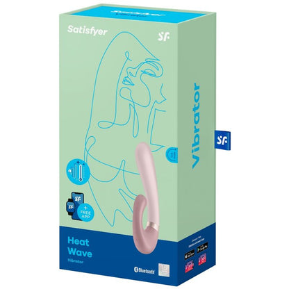 SATISFYER - HEAT WAVE -VIBRAATTORISOVELLUS, PINKKI