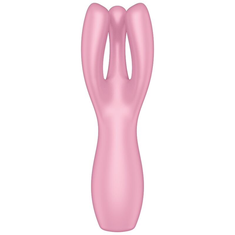 SATISFYER - KOLMEN KIMPUN VIBRAATORI 3 KPL, VAALEANPUNAINEN