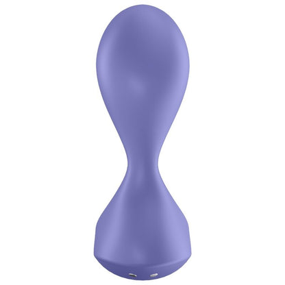 SATISFYER - SWEET SEAL VIBRERINGSPLUGG APP VIOLETT