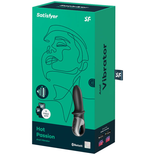 SATISFYER - HOT PASSION -ANAALIVIBRAATORISOVELLUS MUSTA