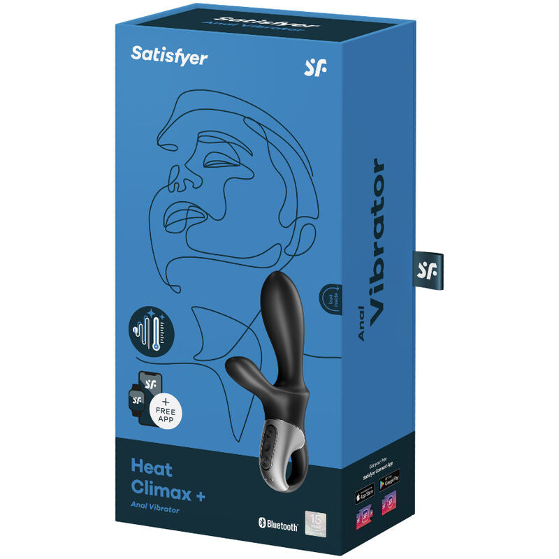 SATISFYER - HEAT CLIMAX+ ANAALIVIBRAATORISOVELLUS MUSTA