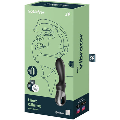 SATISFYER - HEAT CLIMAX -ANAALIVIBRAATORISOVELLUS MUSTA