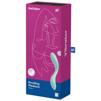 SATISFYER - RRROLLING PLEASE GSPOT -VIBRAATORI VIHREÄ