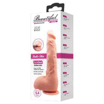 BAILE - REALISTINEN DILDO JASON NATURAL 24 CM
