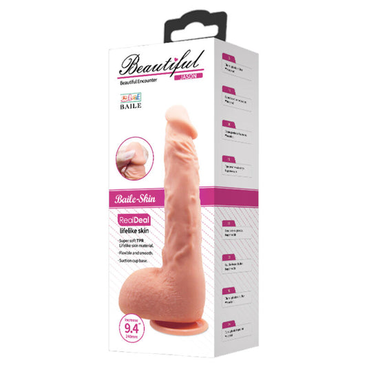 BAILE - REALISTINEN DILDO JASON NATURAL 24 CM