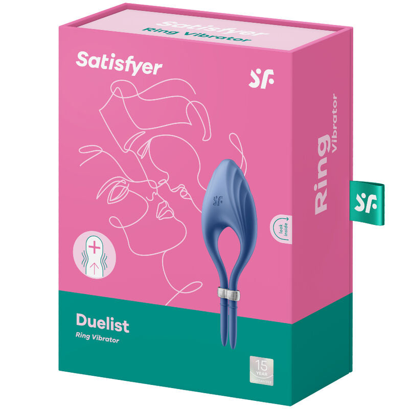 SATISFYER - DUELIST RENGASVIRMAATORI SININEN