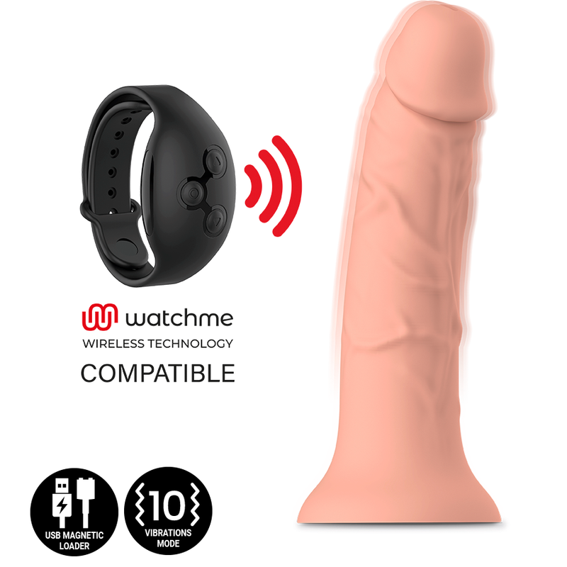 MYTHOLOGY - ASHER ORIGINAL DILDO M - WATCHME-LANGATTOMAAN TEKNOLOGIAN KANSSA YHTEENSOPIVA VIBRAATTORI