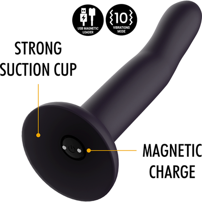 MYTHOLOGY DUMAN MYSTIC DILDO S - VIBRAATORI, JOKA ON YHTEENSOPIVA WATCHME-LANGATTOMASTA TEKNOLOGIASTEKNIIKASTA