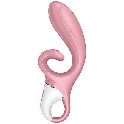 SATISFYER - HUG ME RABBIT -VIBRAATTORISOVELLUS VAALEANPUNAINEN