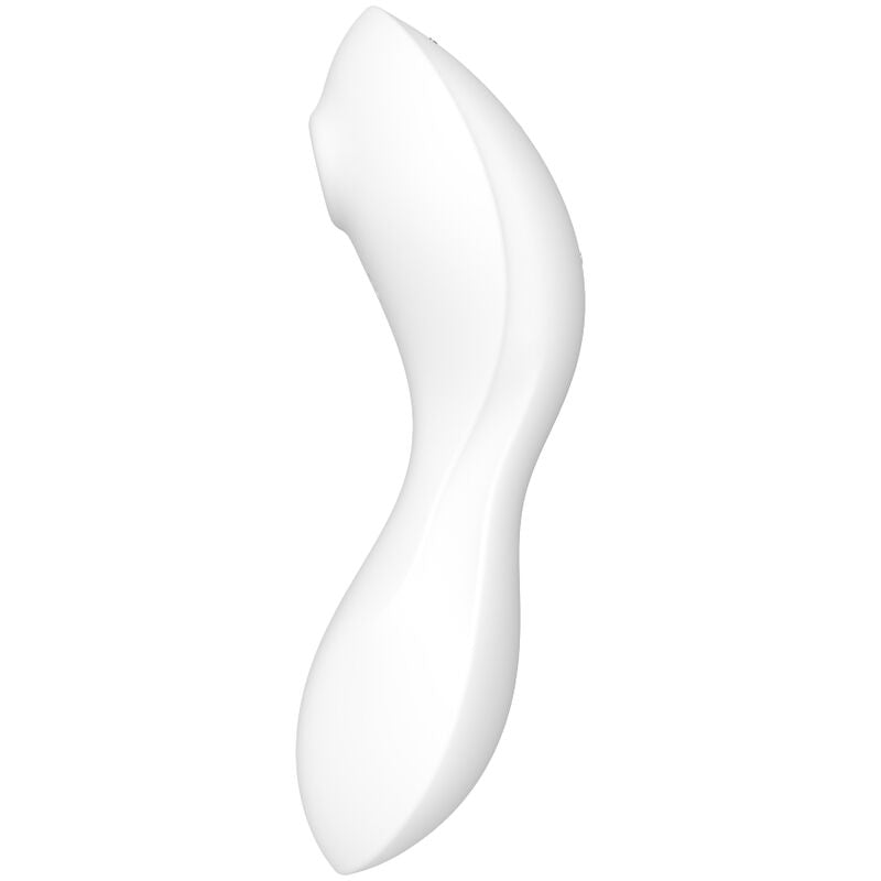 SATISFYER - CURVY TRINITY 5 -SIRKUSTIMULAATORI- JA VIBRAATORISOVELLUS VALKOINEN
