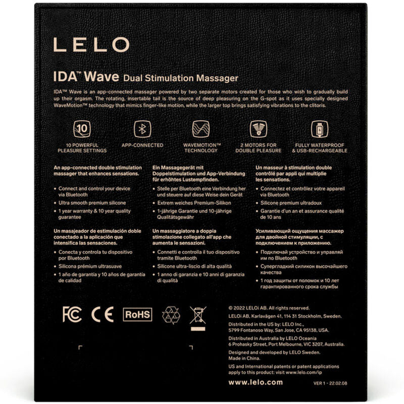 LELO - IDA WAVE CORAL -parihierontalaite