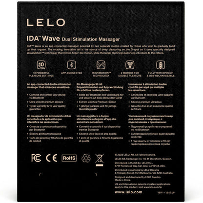 LELO - IDA WAVE CORAL -parihierontalaite