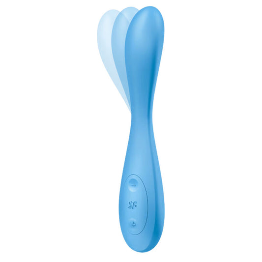 SATISFYER - G-SPOT FLEX 4+ MONIVIRMAATTORISOVELLUS SININEN