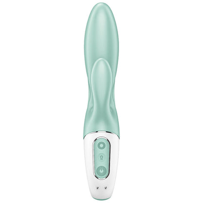SATISFYER - ILMAPUMPPUPUPU 5+ PUHALLETTAVA KANIVIBRAATORISOVELLUS VIHREÄ
