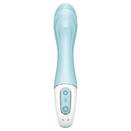 SATISFYER - ILMAPUMPPUVIBRAATTORI 5+ TÄYTETTÄVÄ G-PISTEVIBRAATTORISOVELLUS SININEN