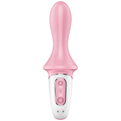 SATISFYER - ILMAPUMPPU BOOTY 5+ TÄYTETTÄVÄ ANAALIVIBRAATTORI VAALEANPUNAINEN