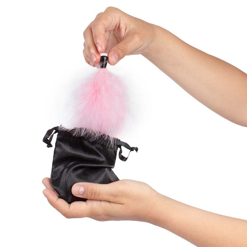 SECRETPLAY - GOLDEN LIGHT KIT MOUSSERANDE JORDGUBB ÄTBART PULVER &amp; FJÄDER