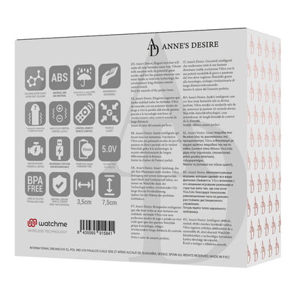 ANNE'S DESIRE - EGG-KAUKOSÄÄTIMETEKNOLOGIA WATCHME MUSTA/KULTA