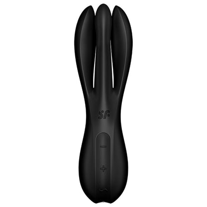 SATISFYER - KOLMEN KIMPUN VIBRAATORI MUSTA