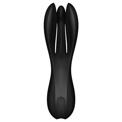 SATISFYER - KOLMEN KIMPUN VIBRAATORI MUSTA