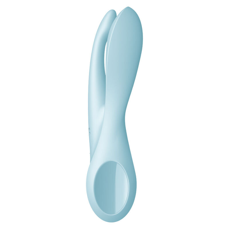 SATISFYER - KOLMEN KIMPUN 1 VIBRAATORI SININEN