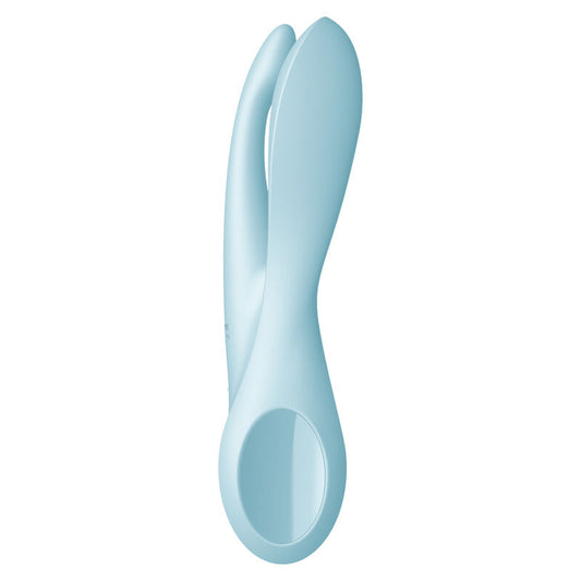 SATISFYER - KOLMEN KIMPUN 1 VIBRAATORI SININEN