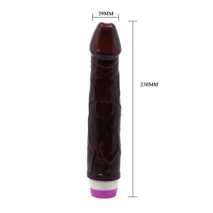 BAILE - WAVES OF PLEASURE VIBRATOR 23 CM BRUN