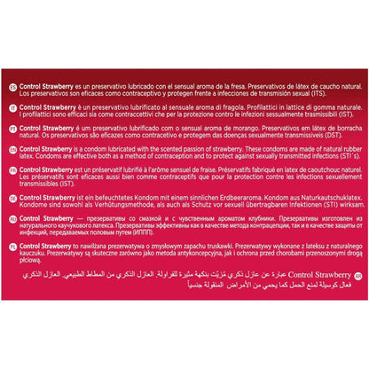 CONTROL - ADAPTA MANSIKKA KONDOMI 144 KPL