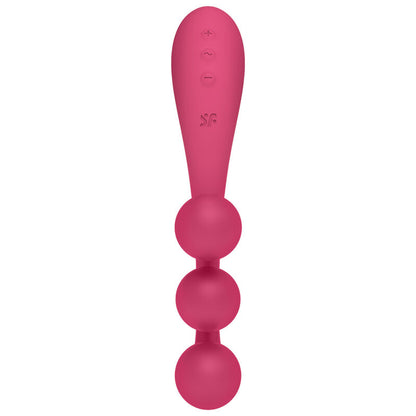SATISFYER - TRI BALL 1 -monivärähtelijä, punainen